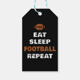 Eat Sleep Football Repeat Love Football Vintage Gi Gift Tags