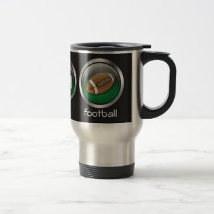 Eat Sleep Football :: Travel Mug