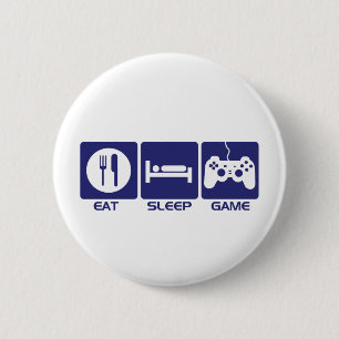 Eat Sleep Game 2 Inch Round Button
