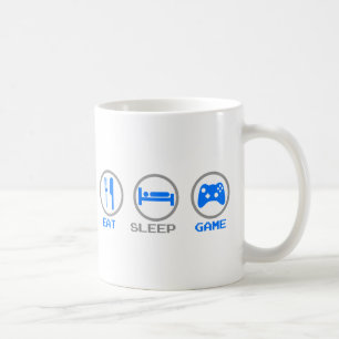 Eat Sleep Game Again - Gamer, geek video games Coffee Mug