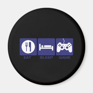 Eat Sleep Game Magnet