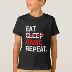 Eat Sleep Game Repeat Board Pc Video Gamer Birthda T-Shirt