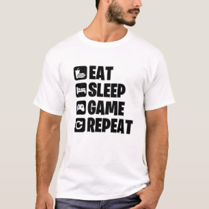 Eat Sleep Game Repeat T-Shirt