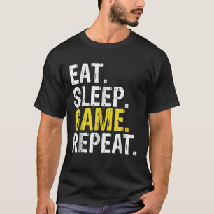 Eat Sleep Game Repeat T-Shirt