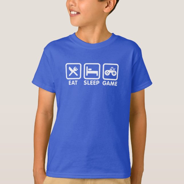 Eat sleep game T-Shirt (Front)