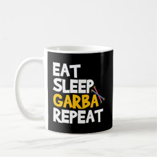 Eat Sleep Garba Repeat Desi Gujarati Navratri Coffee Mug