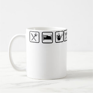 Eat Sleep Garden Repeat Gardening Gardener Horticu Coffee Mug