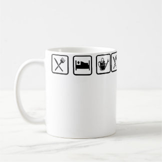Eat Sleep Garden Repeat Gardening Gardener Horticu Coffee Mug