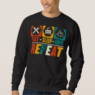 Eat Sleep Geometry Repeat Mathematician Math Sweatshirt