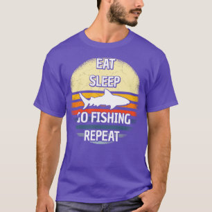 Eat Sleep Go Fishing Repeat T-Shirt