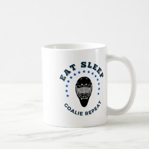 Eat Sleep Goalie Repeat Coffee Mug