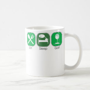 Eat Sleep Golf Coffee Mug