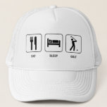 Eat Sleep Golf Hat<br><div class="desc">Eat Sleep Golf Hat</div>