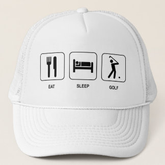 Eat Sleep Golf Hat