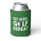Eat Sleep Golf Repeat Funny beer