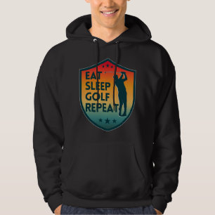EAT SLEEP GOLF REPEAT HOODIE
