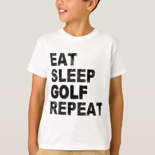 Eat Sleep Golf Repeat T-Shirt