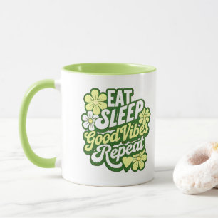 Eat Sleep Good Vibes Repeat Mug