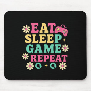 Eat Sleep Grow A Garden Repeat Gamer Casual Wear F Mouse Pad