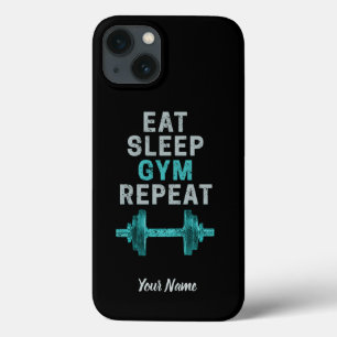 Eat Sleep Gym Repeat Gymnastic Vintage For Workout iPhone 13 Case
