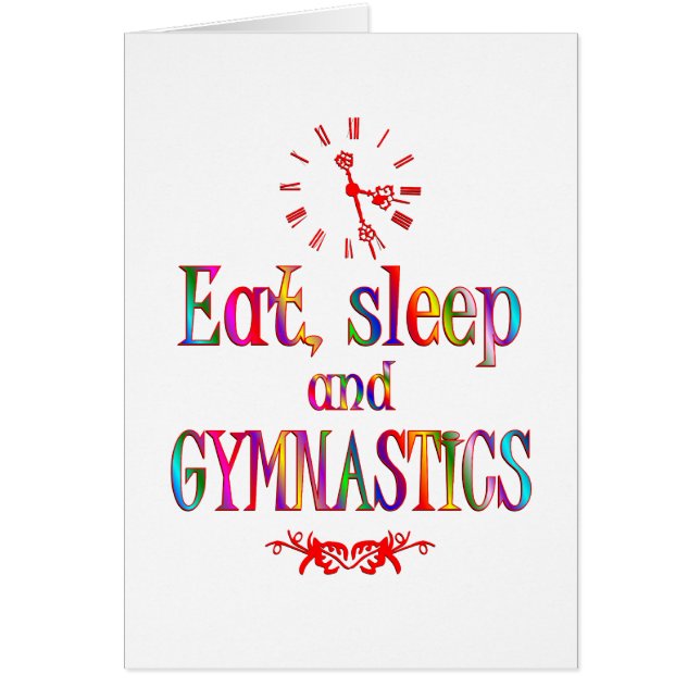 Eat, Sleep Gymnastics (Front)