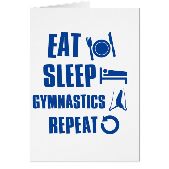 Eat sleep gymnastics (Front)
