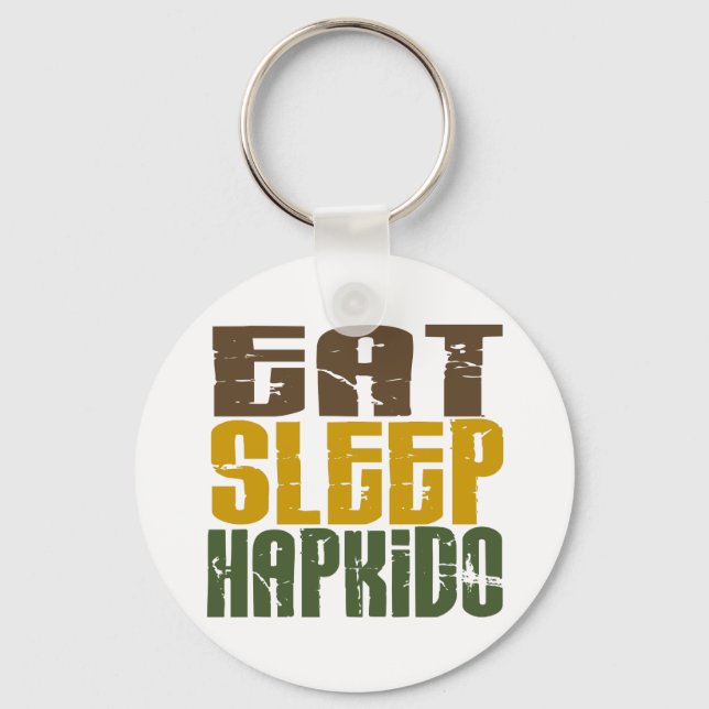 Eat Sleep Hapkido 1 Keychain (Front)