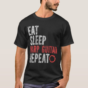 Eat Sleep Harp guitar Repeat T-Shirt