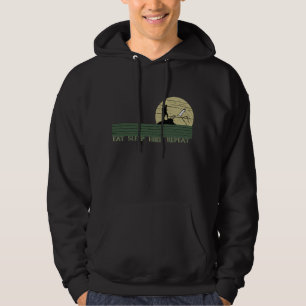 Eat sleep hike repeat for hikers hiking vintage hoodie
