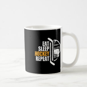 Eat Sleep Hockey Repeat Christmas For Teen Adult H Coffee Mug
