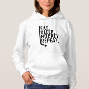 Eat Sleep Hockey Repeat Hoodie
