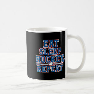 Eat Sleep Hockey Repeat Ice Hockey For Teens Kids Coffee Mug