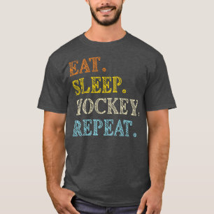 Eat Sleep Hockey Repeat Ice Hockey T-Shirt