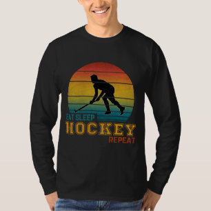 Eat Sleep Hockey Repeat  T-Shirt