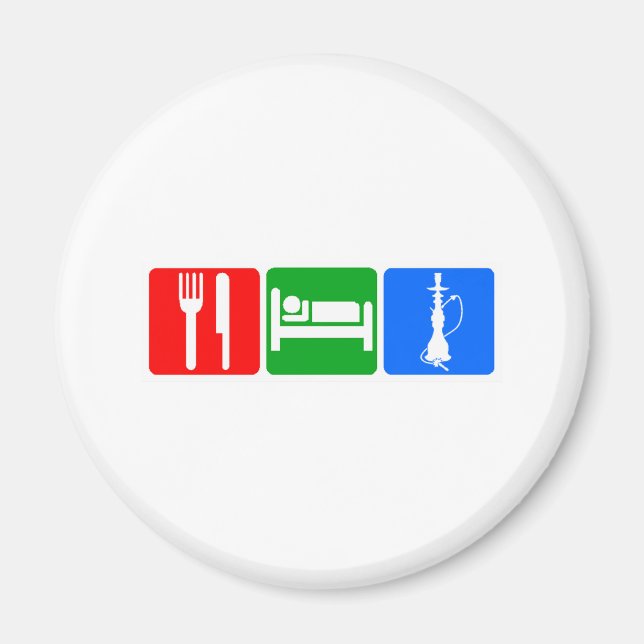Eat,Sleep,Hookah Magnet (Front)