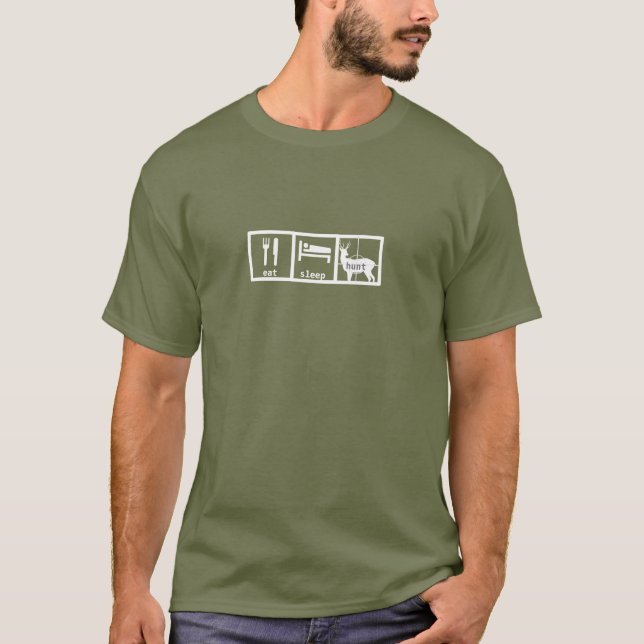 Eat Sleep Hunt T-Shirt (Front)