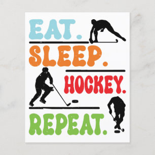 Eat Sleep Ice Hockey Repeat 