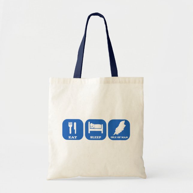 Eat Sleep Isle Of Man Tote Bag (Front)