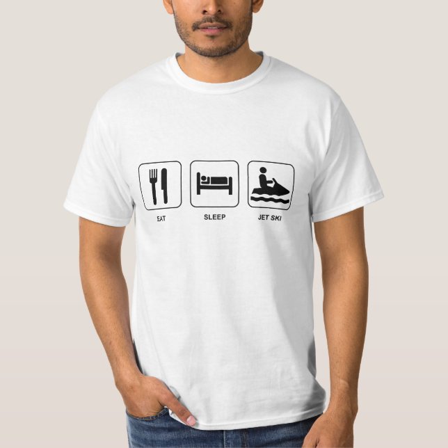 Eat Sleep Jet Ski T-Shirt (Front)