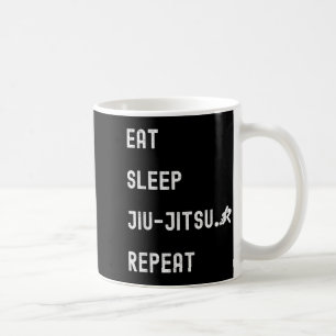 Eat sleep jiu-jitsu Repeat Coffee Mug