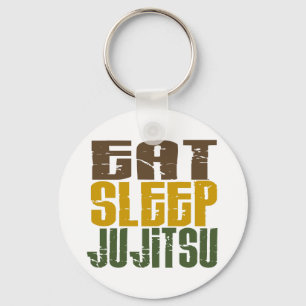 Eat Sleep Ju Jitsu 1 Keychain