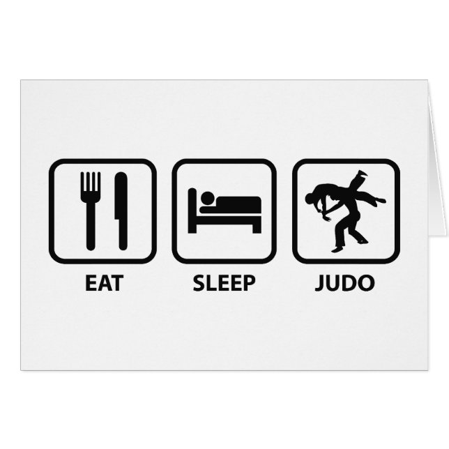 Eat Sleep Judo (Front Horizontal)