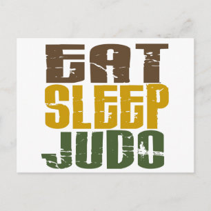 Eat Sleep Judo 1 Postcard
