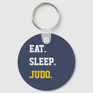 Eat Sleep judo Keychain