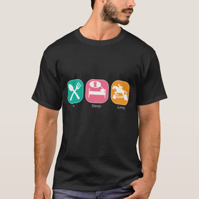 Eat Sleep Jump T-Shirt (Front)