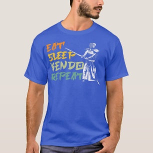 Eat Sleep Kendo Samurai Katana Japan Martial Arts  T-Shirt