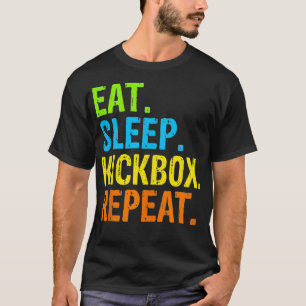 Eat Sleep Kickbox Repeat Kick Boxing Gift  1  T-Shirt
