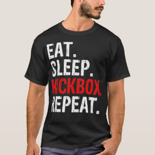 Eat Sleep Kickbox Repeat Kick Boxing Gift  T-Shirt
