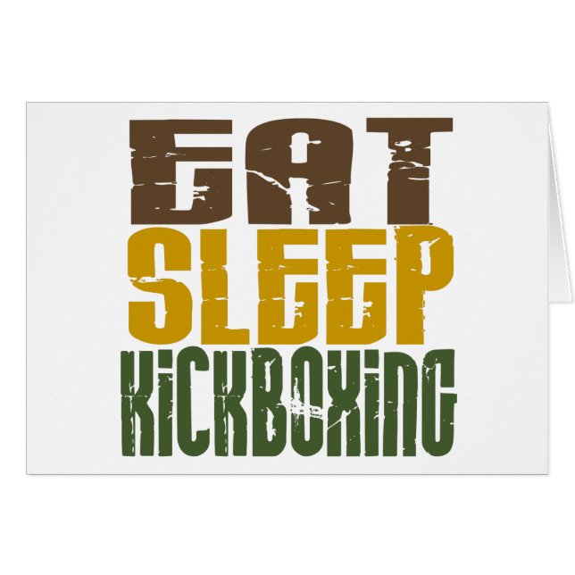 Eat Sleep Kickboxing 1 (Front Horizontal)
