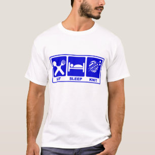 EAT SLEEP KNIT SIGN T-Shirt